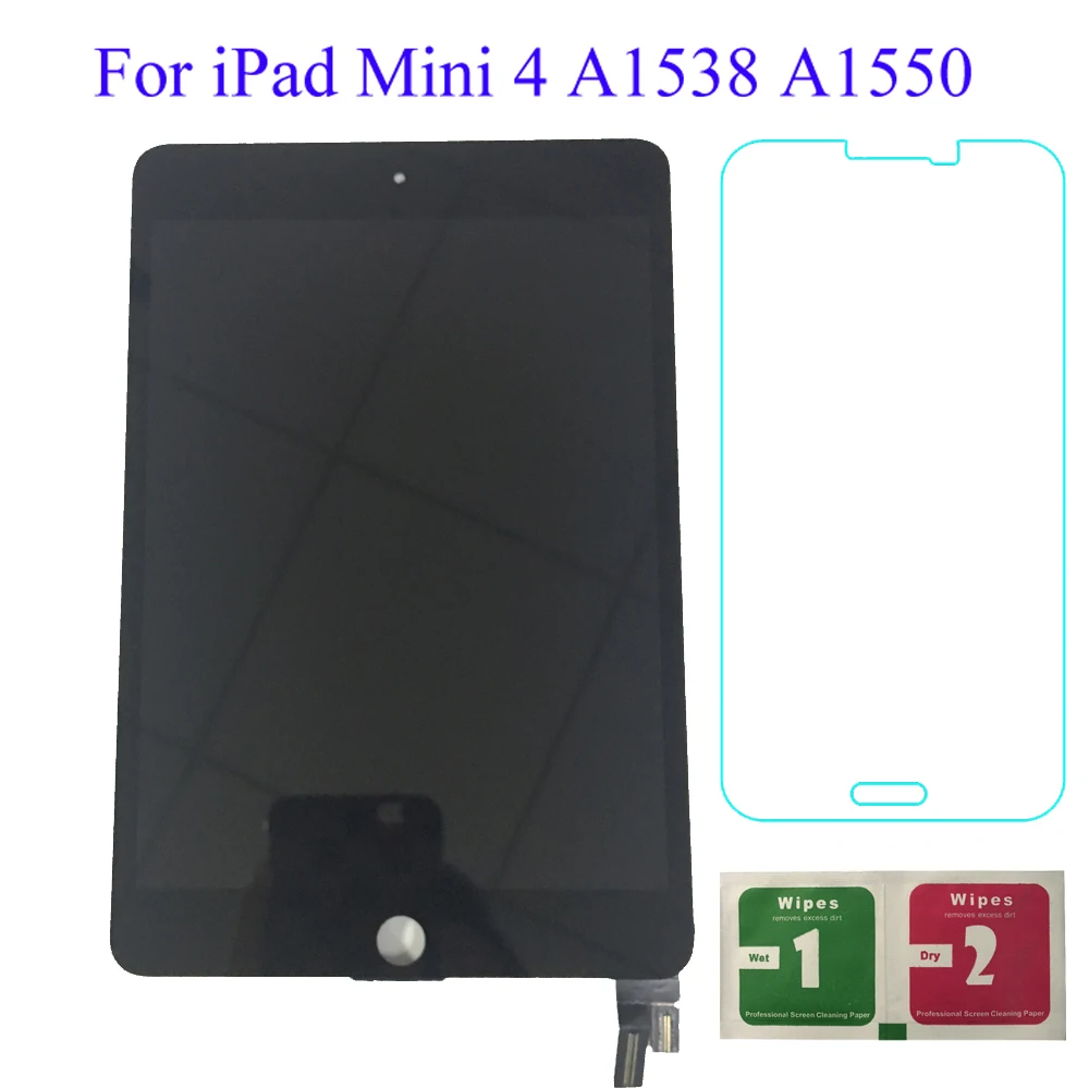 

9.7'' Lcds For iPad mini 4 Mini4 A1538 A1550 LCD Display Touch Screen Digitizer Panel Assembly Replacement Part