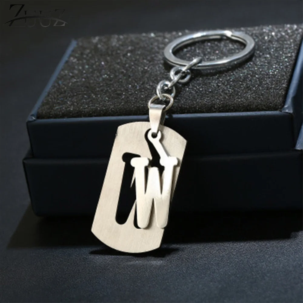 ZUUZ stainless steel keychain keyring car key chain pendant women