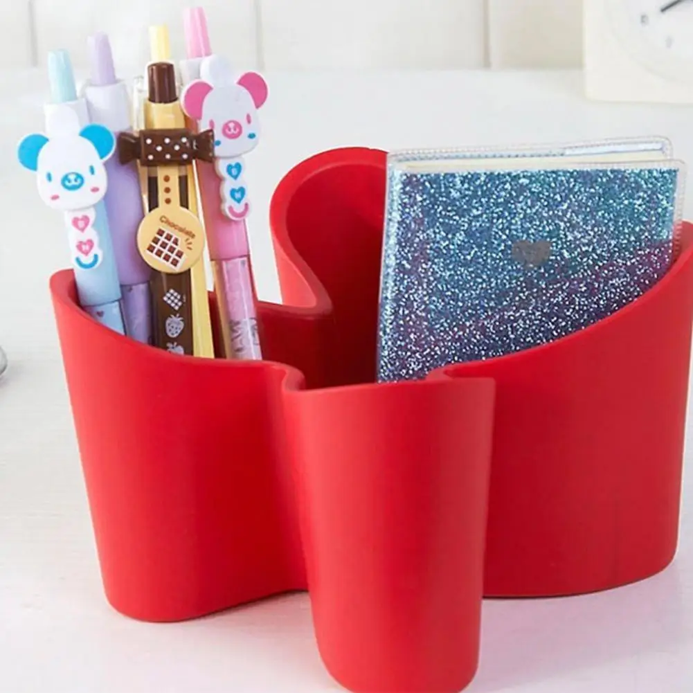 Multi-function Collection Box Clover Pattern Television Air-Conditioner Storage Holders Useful Supporters Organizer Racks