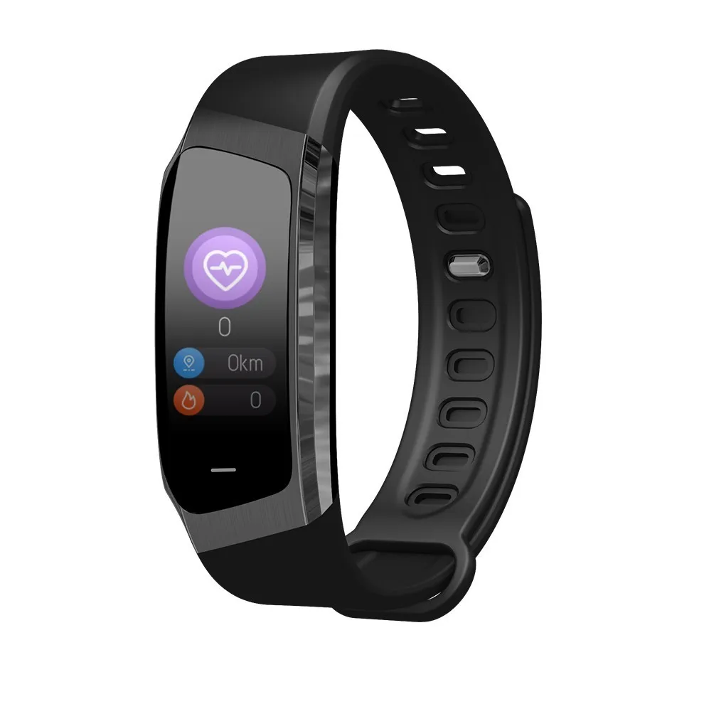 Смарт-часы SeenDa E18, спортивные мужские наручные часы, фитнес-трекер, Смарт-часы для Android и IOS телефона, Bluetooth, женские Смарт-часы - Цвет: Black