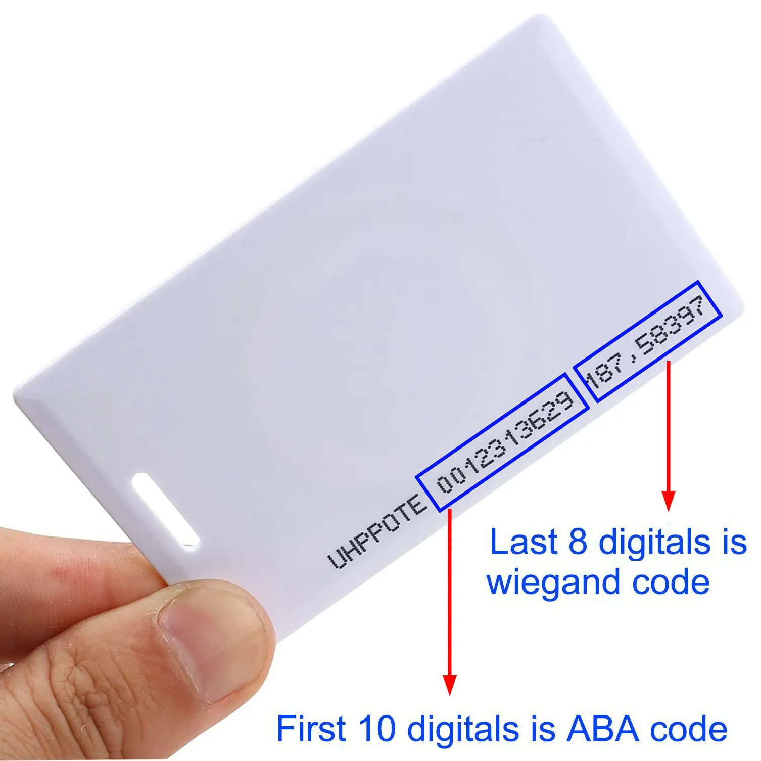 

New Contactless 125KHz RFID Proximity Smart ID Card 1.8mm Thinkness EM4100/4102 50PCS