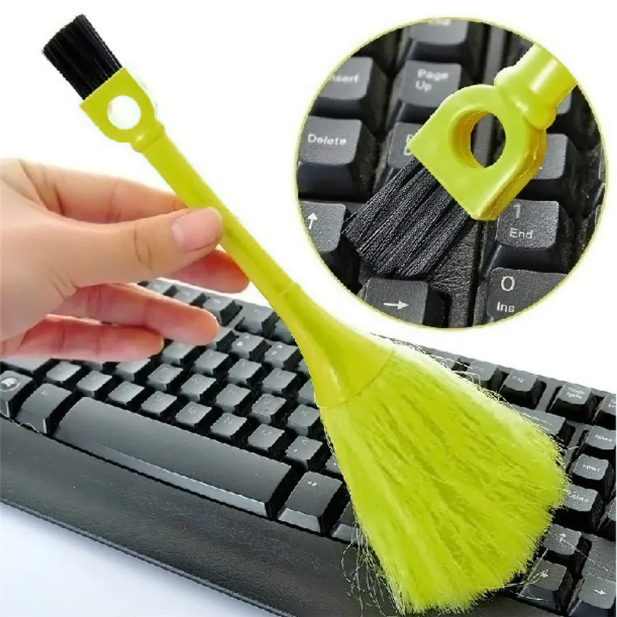 Многофункциональная мини-клавиатура для автомобиля Антистатическая щетка для пыли настольная щетка для уборки дома щетка для пыли дропшиппинг может#5