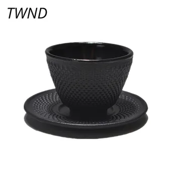 

70ML Dot Cast Iron Tea Cups Japan Retro Cups and Mugs Hight Grade Drinkware
