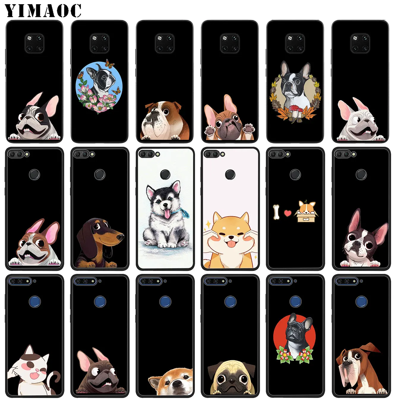 Мягкий силиконовый чехол YIMAOC для Huawei Mate 30 20 10 Pro Lite Nova 5I 3i 3 2i 2 Lite|Бамперы| |