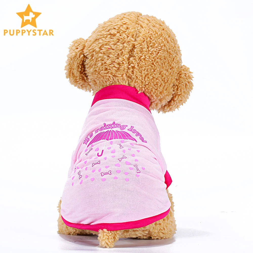 Cotton Pet Dog Cat T shirt Hoodie Clothes Kitten Puppy T Shirt Dogs