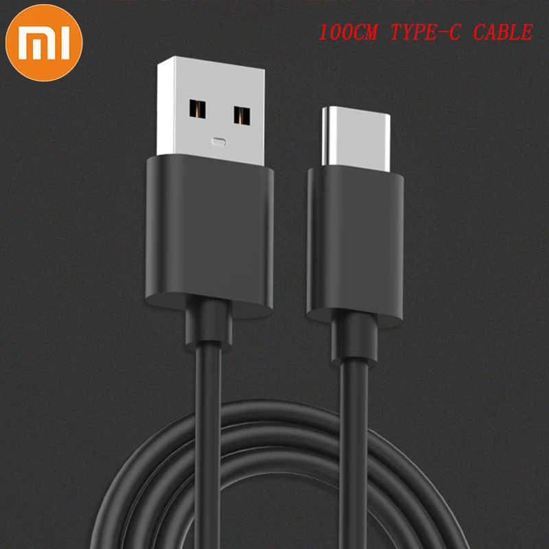 

Original XIAOMI USB Type C Cable 100CM 3A Fast Charger Data SYNC Line For MI F1 A1 A2 5 5S 6 6X 8 9 SE Mix 2 2S Redmi K20 Note 7