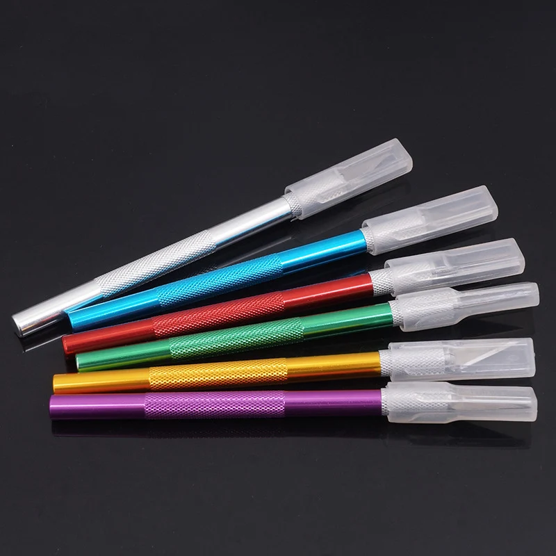 6 Blade Carve Knife Leather Cutting Tool Leathercraft leather carving knife