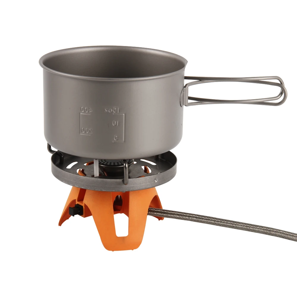  APG Portable 1400ml Cooking System Outdoor Camping Stove Heat Exchanger Pot Multi Cooking Function 