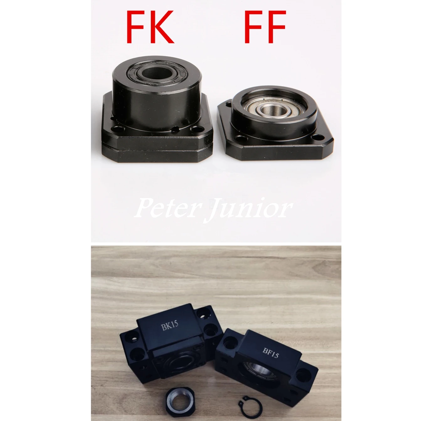 1 шт. BK10 BF10 BK12 BF12 FK10 FF10 FK12 FF12 фиксированный торцевой опорный держатель подшипник