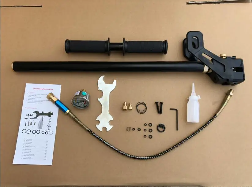4500PSI hunting pcp pump 300bar Three stage high pressure paintball air pump 1 piece/lot