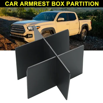 

Hot 1pc/set Vehicle Armrest Box Partition Storage Compatible with Toyota Tacoma Clapboard BX