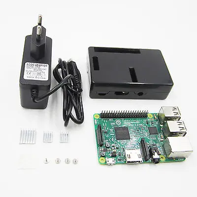 

Raspberry Pi 3 Kit Aluminum Radiator + ABS Case Box + charger jack