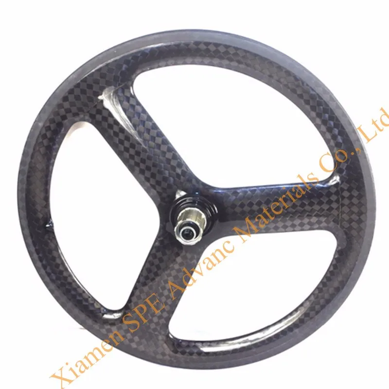 Flash Deal New design 20 inch bicycle wheels 3 spoke 451 Road wheels carbon tri spoke BMX 20 wheelset clincher fixed gear wheels 0 Flash Deal New design 20 inch bicycle wheels 3 spoke 451 Road wheels carbon tri spoke BMX 20 wheelset clincher fixed gear wheels 0