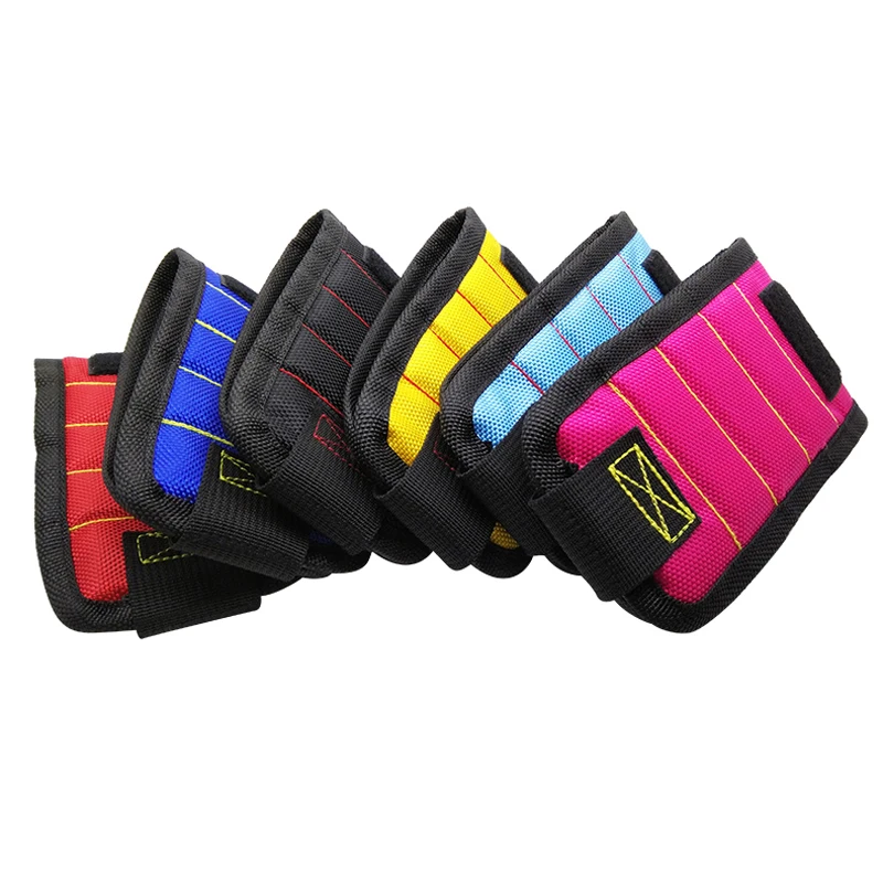 

Geoeon Wristband with Strong Magnets for Holding Screws Nails Drill Bits Great for Perfect for Auto Repair Tool Bag A30