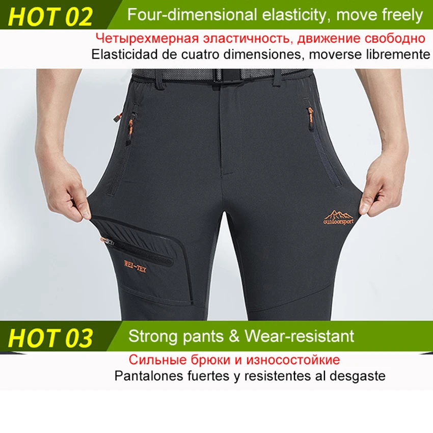 LUTU delgada Primavera Verano deporte al aire libre escalada Camping pantalones de secado rápido Trekking senderismo pantalones hombres LUTU delgada Primavera Verano deporte al aire libre escalada Camping pantalones de secado rápido Trekking senderismo pantalones hombres
