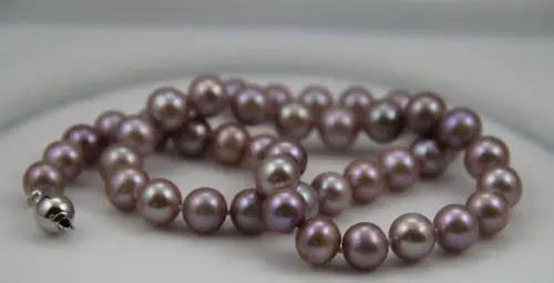 

ddh002034 8-9MM NATURAL SOUTH SEA GENUINE PURPLE PERFECT AAA PEARL NECKLACE