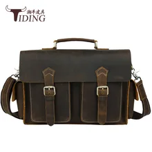 Мужские сумки винтажные новые деловые мужские коровья кожа Мода Брендовые повседневные портфели Сумки из натуральной кожи платье сумки для ноутбука