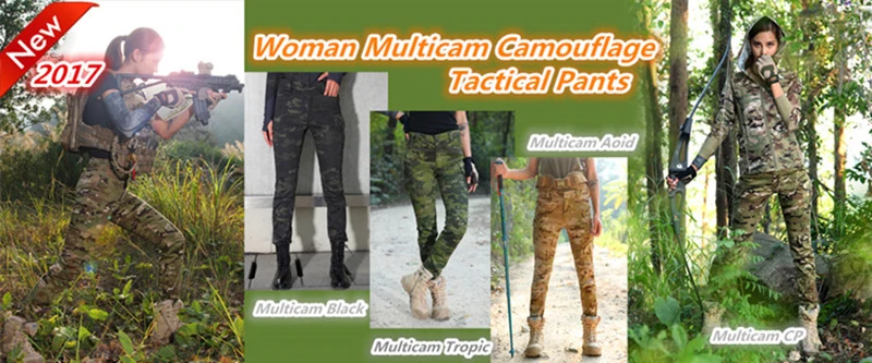 Новинка, Мультикам, камуфляжные женские Тактические длинные штаны, женские тактические штаны, 4 цвета на выбор, MCBK, MCA, MC, MTP