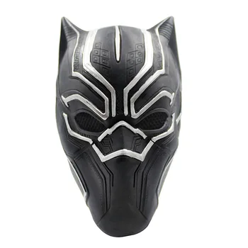

Black Panther Masks Movie Roles Cosplay Costume Adults Halloween Mask Realistic Men's Latex Party Mask