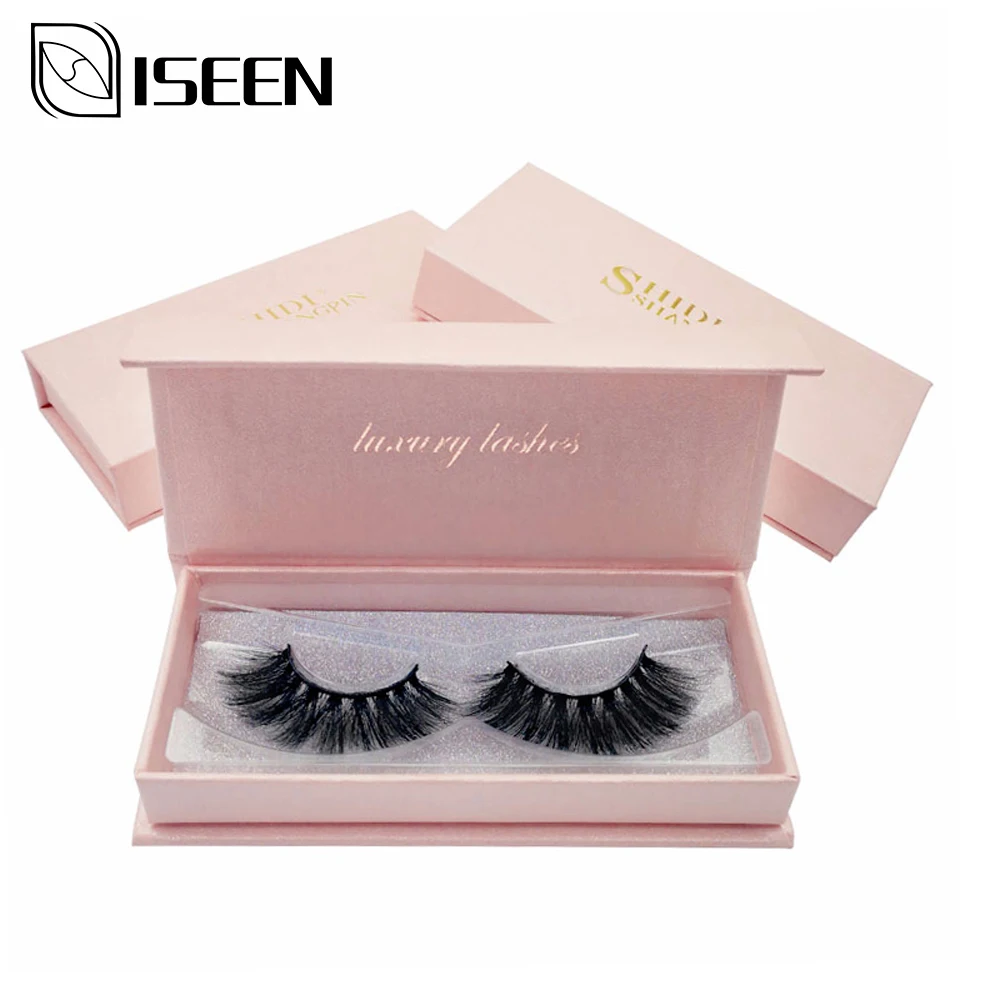 

1 Pair Natural Long Mink Eyelashes 1 Box 3d False Eyelashes Mink 3d Lashes Volume Soft Lashes Eyelash Extension