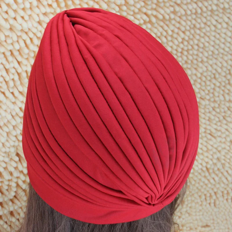 Women Winter Autumn Warm Hat European Female Beanie Cap High Stretch Turban Girls Fashion Indian style Head Hats Warmer CP0085 (7)