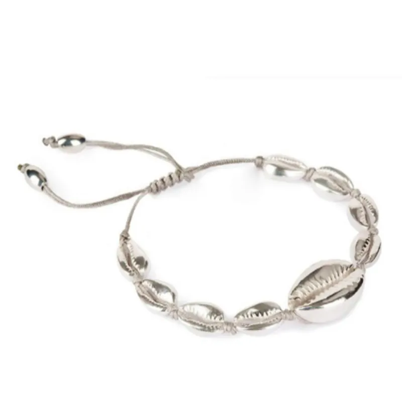 Bileklik pulseras mujer hombre puka COWRIE shell bransoletki dla kobiet prezent bijoux biżuteria czeski boho bransoletki bransoletki femme -