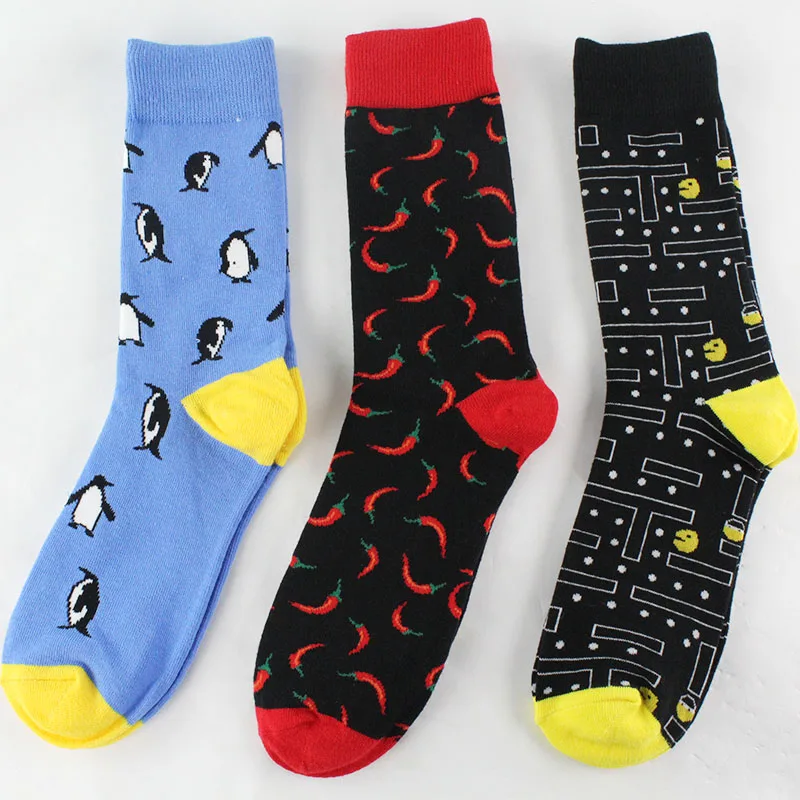 EIOISAPRA-Fashion-Hip-Hop-Cartoon-Men-Socks-Cartoon-Fruit-Personality-Skateboard-Breathable-Happy-Socks-Calcetines(2)