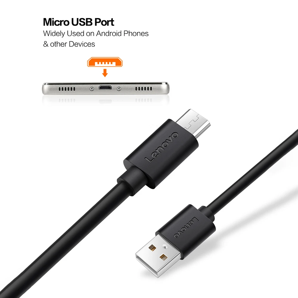 Lenovo Micro USB кабель для lenovo Xiaomi Быстрая зарядка USB кабель для передачи данных Android Microusb кабель для зарядки мобильного телефона