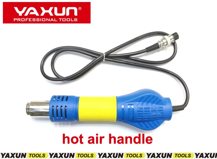 YX703D Yaxun 3 в 1 паяльная станция высокого качества горячего воздуха с 15 в, 2A DC источник питания, с радиочастотным сигналом