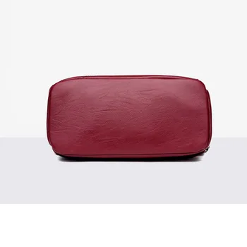 

Hot Selling 1pcs Women Backpack Anti-theft Zipper Soft Leather High Capacity Shoulders Bags -B5