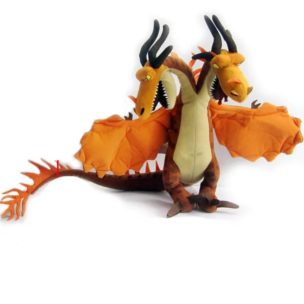 

36cm How To Train Your Dragon 2 Monstrous Nightmare Plush Dolls 14inch Hideous Zippleback Stuffed Toys