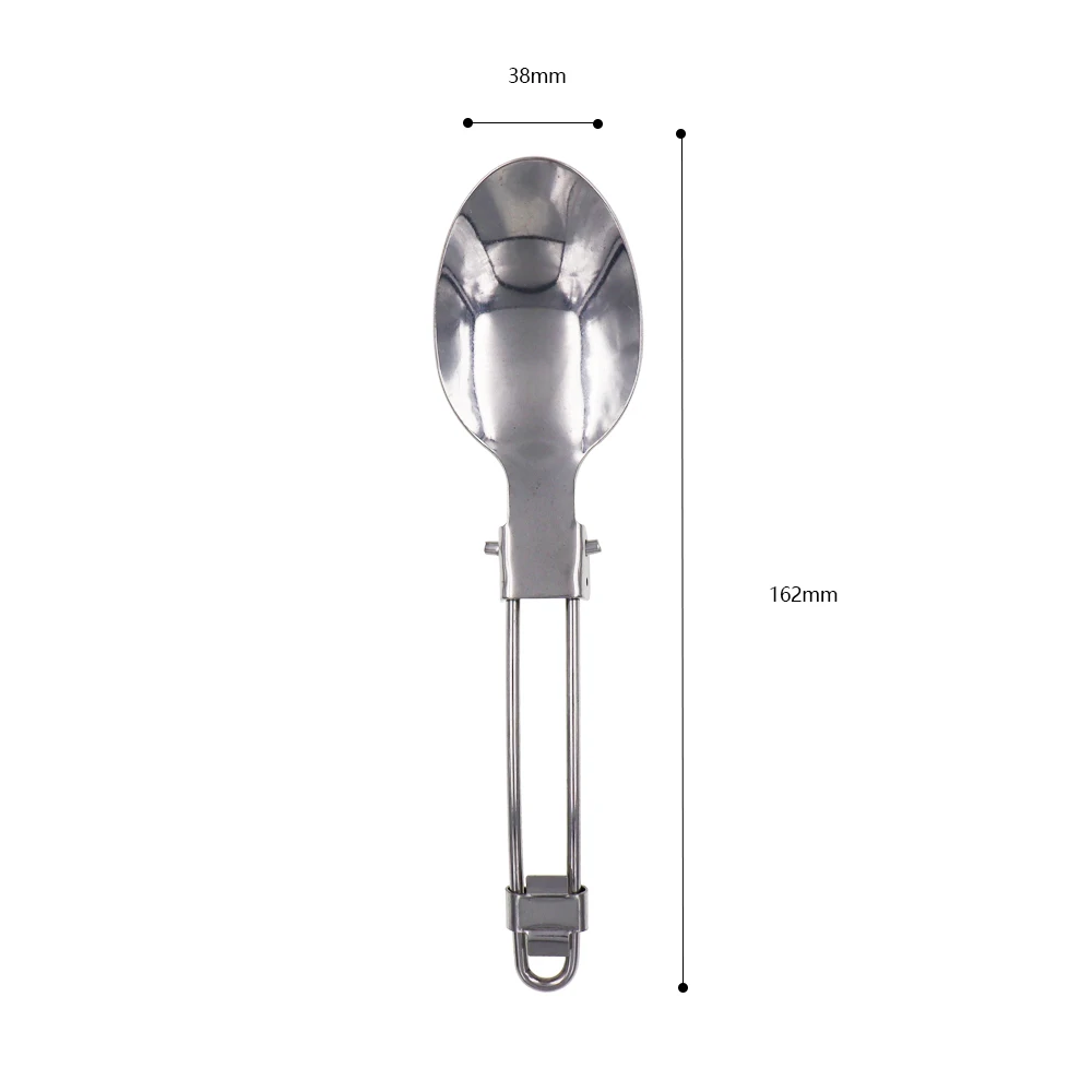 Outdoor stainless steel folded fork spoon knife picnic camping dinnerware tableware YOUGLE