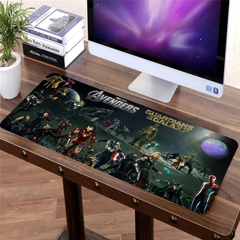 

70x30cm large XL mouse pad Comics Superhero Avengers Anime Custom mousepad gaming gamer Locking Edge Laptop Keyboard Mat