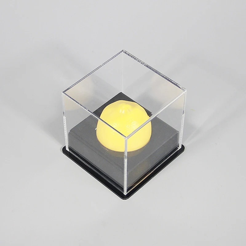 

Storage Box Acrylic Transparent Makeup Organizer Material Cosmetic Case Holder Rose Flower Box