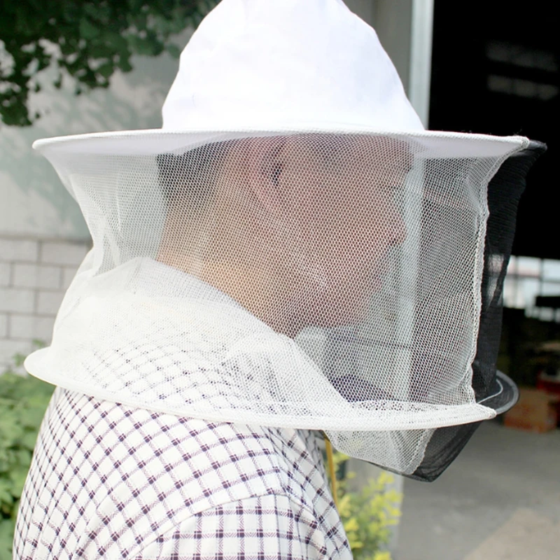 Шляпа пчеловодства, сетчатая шапка для защиты лица от комаров, для кемпинга на открытом воздухе