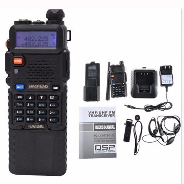 Обновленная uv 5r Baofeng UV-5R 3800 мАч для ham cb двухсторонняя рация Vhf Uhf Двухдиапазонная Портативная радиостанция Интерком