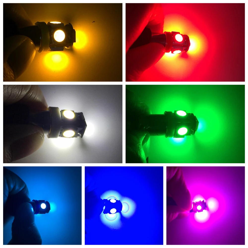 YSY 4 шт. BA9S 5SMD 5050 Автомобильная светодиодная лампа 12В/24В Ксеноновые лампочки