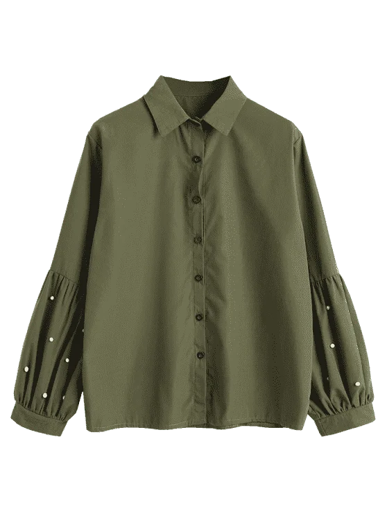 Autumn font b Women b font Turn Down Collar font b Blouse b font Casual Loose