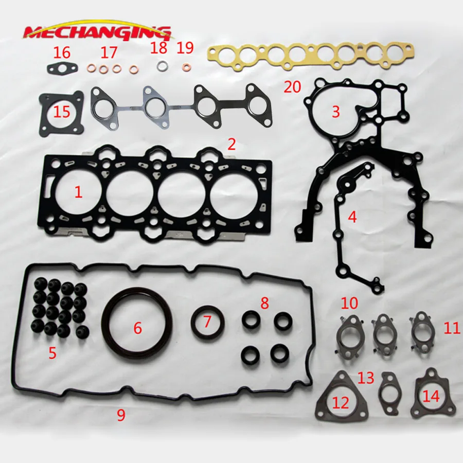 

D4FA For KIA RIO OR For Hyundai GETZ Full Set Automotive Spare Parts Engine Parts Auto Parts Engine Gasket 51033200