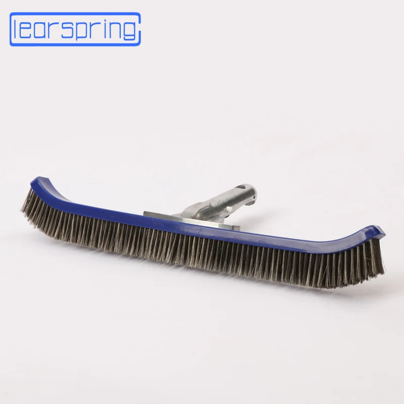 

Professional 18" Stainless Steel Swimming Pool SPA HOT TUB Pond Algae Wall Brush Pool Cleaning Brush Pool Cleaning Equipment