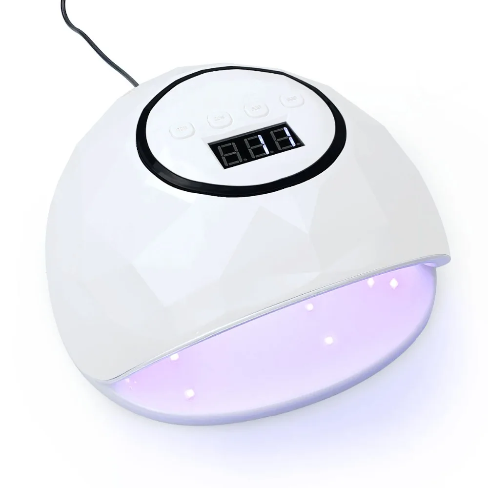 

Gel Nail Lamp F6 Nail Dryer 86W Curing Light with Bottom 60s/99s Timer LCD Display Hybrid Lamp Quick Drying Led Nail Lamp