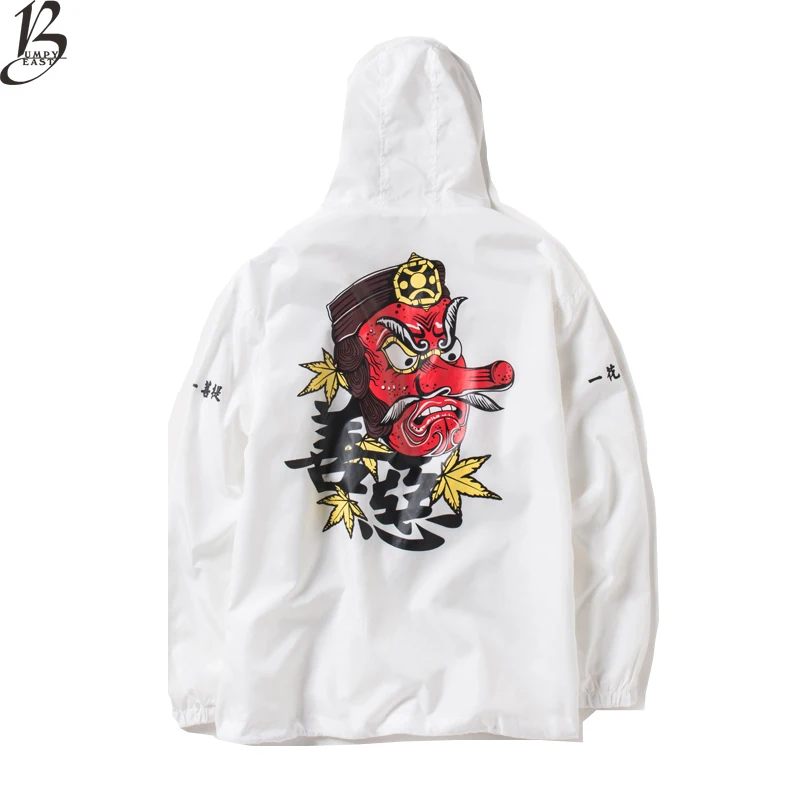 

Autumn Summer Windbreaker Chinese Kanji Bomber Jacket Thin Print Men Hooded Jackets Women Coat Mens Bomber Ma1 Jacket US Size