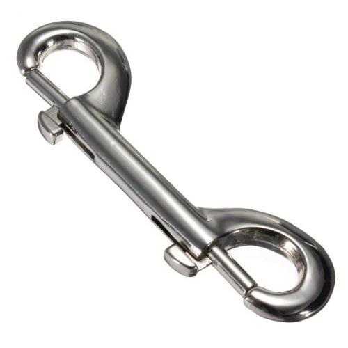 

TEXU DOUBLE ENDED METAL Snaps PLATED TRIGGER HOOKS CLIPS Snap Key Holder Security