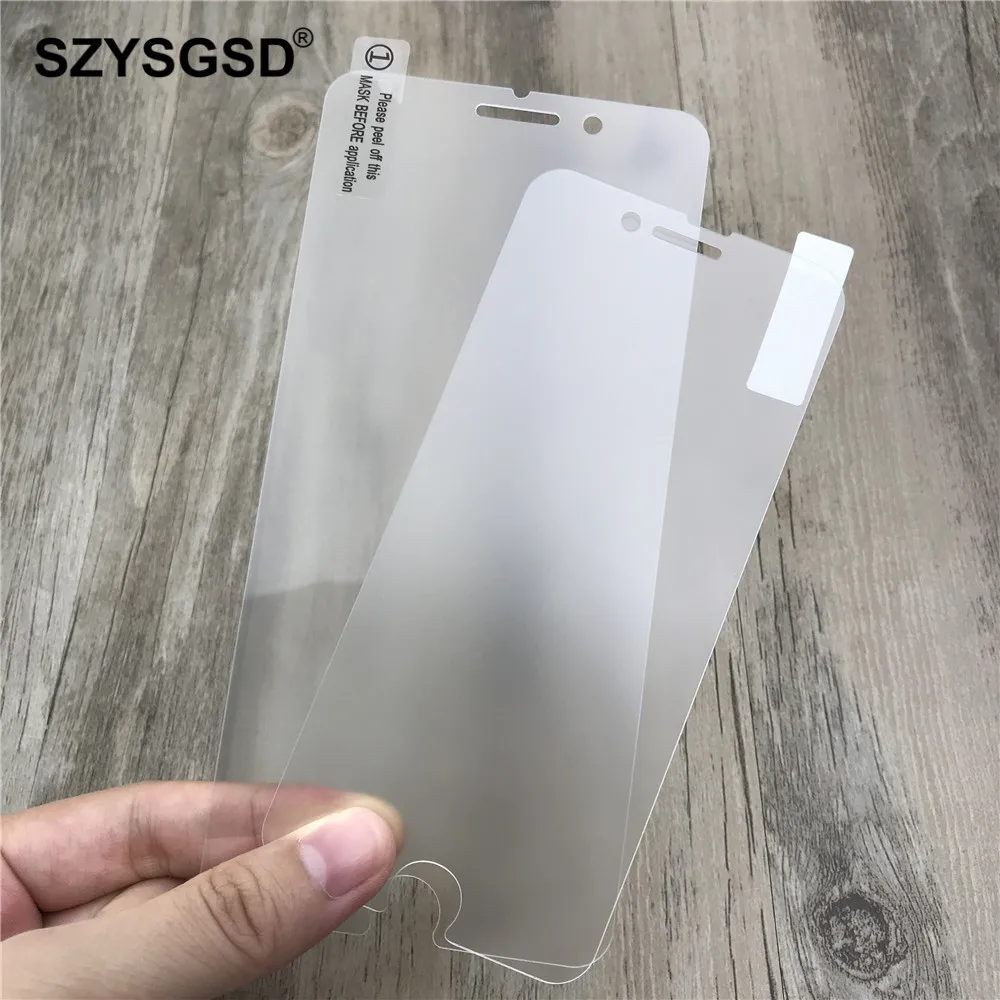 

SZYSGSD Clear Front Glass for iPhone X 8 7 Matte Tempered Glass Protective Film 2.5D Curved for iPhone 6 6S 5S SE Matte Glass