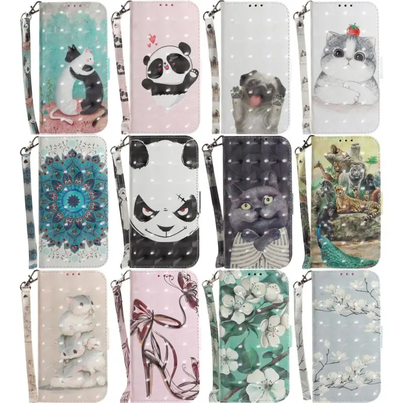 

Phone Case For Samsung Galaxy S9 S8 j3 j4 j6 j8 A7 A9 A6 A8 Plus 2018 Cover Cute Animal Cat Dog Flip Leather Capa Brand New P26Z
