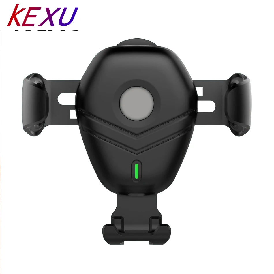 

KEXU Car Mount Qi Wireless Charger for iPhone X 8 Plus Fast Wireless Charging Pad Car Holder Stand for Samsung Galaxy S9 S8 S7