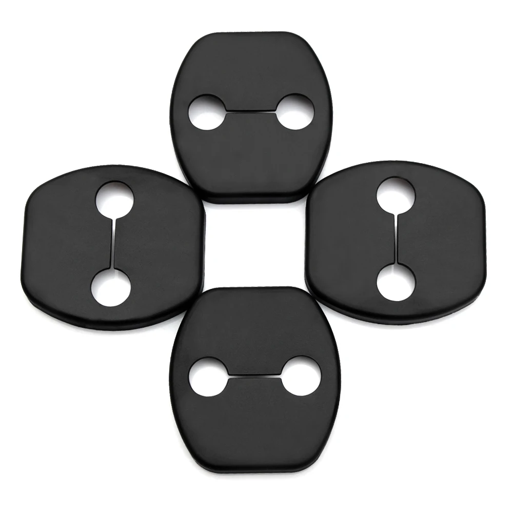 

For Nissan Almera Juke Sentra Tiida X-Trail Door lock buckle decorative cover special modified lock cover 4pcs/set