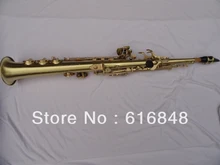 Wholesale– one tube wire drawing Soprano Saxophone Bb High F, G key