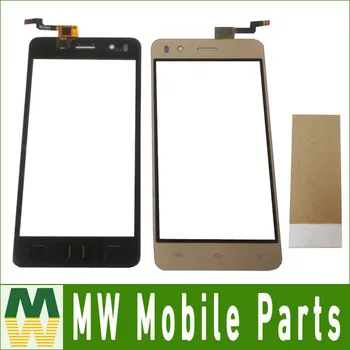 

1PC/Lot High Quality For Micromax Bolt Selfie Q424 Touch Screen Digitizer Replacement Part Gold Color with tape