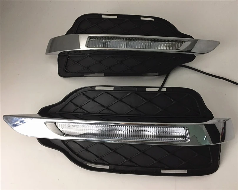 Car Flashing For Mercedes Benz W204 Glk300 Glk350 Glk500 2013 2014 2015 2016 Led Drl Daytime Running Lights Daylight Fog Lamp Daytime Running Led Drldrl Daytime Running Aliexpress